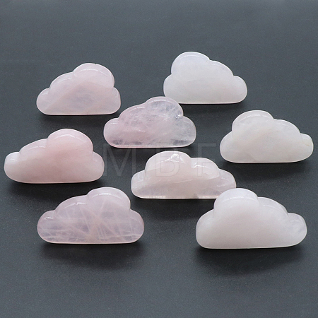 Natural Rose Quartz Display Decorations G-PW0004-06C-1