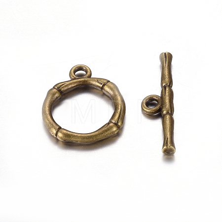 Alloy Toggle Clasps LS-PALLOY-EA9143Y-AB-RS-1
