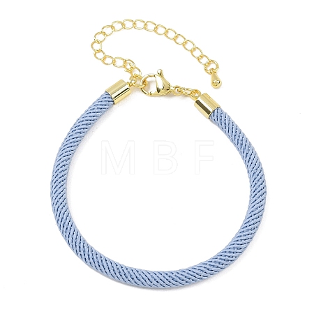 4.5MM Round Nylon Milan Cord Bracelet Making BJEW-I245-01G-32-1
