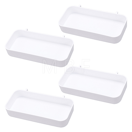 4Pcs Plastic Hanging Trays for Mesh Display AJEW-GO0004-51-1