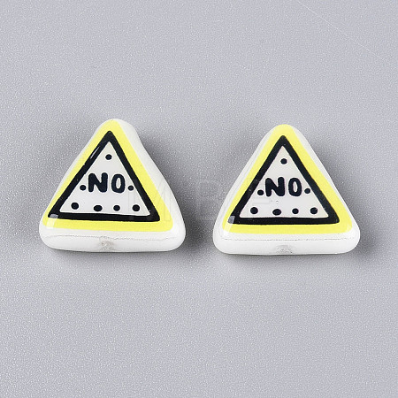 Printed Opaque Resin Beads RESI-N043-11-1