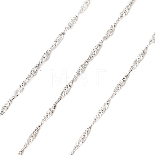 925 Sterling Silver Double Link Chains STER-P064-03P-1