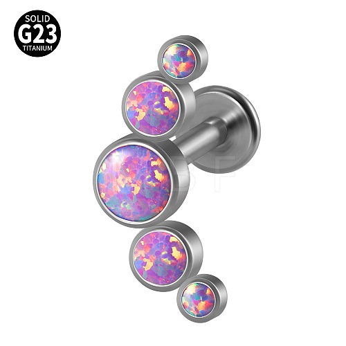 G23 Titanium Threadless Labrets WG33C7B-07-1