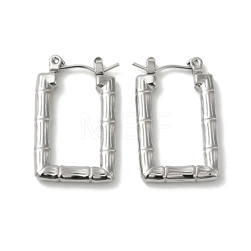 304 Stainless Steel Hoop Earrings for Women EJEW-Z026-26P-1