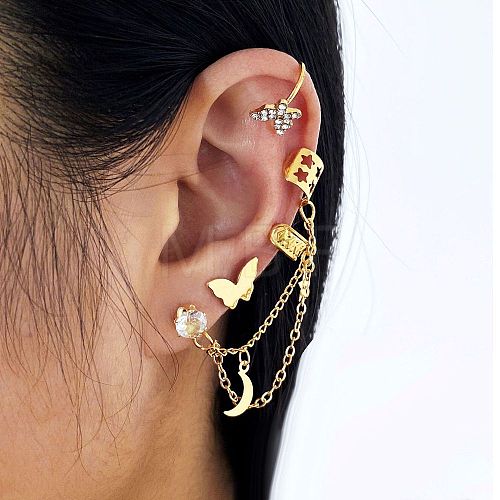 Alloy Cuff Earring Kits for Women WG0D93E-29-1