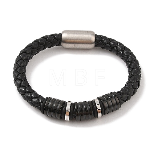 Braided Microfiber Leather Cord Bracelets BJEW-B096-17P-1