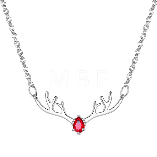 Deer Urn Ashes Pendant Necklace PW-WG78BFC-07-1