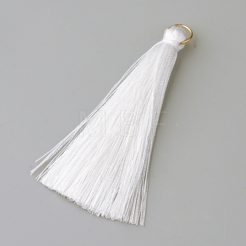 Nylon Thread Tassel Pendants Decoration FIND-Q065-3.5cm-A25-1