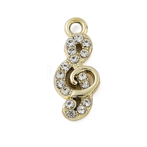 Alloy Rhinestone Pendants PALLOY-P308-02KCG-1