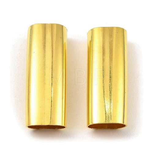 Brass Tube Beads KK-D040-07G-1