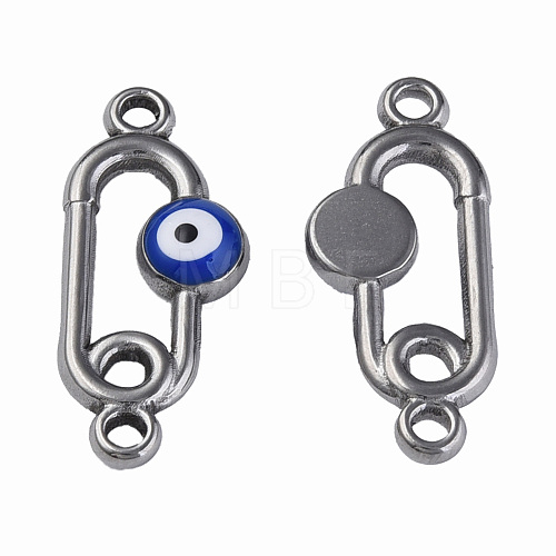 304 Stainless Steel Enamel Connector Charms STAS-N087-63-03P-1