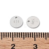 Rhodium Plated 925 Sterling Silver Charms STER-C003-17P-3