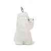 Animal Theme Flocky Opaque Resin Pendants RESI-H042-01P-17-2