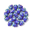 20Pcs Handmade Lampwork Bumpy Beads LAMP-YW0001-81B-1