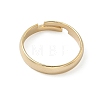 Adjustable Brass Finger Rings Components KK-K414-09G-2