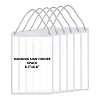 Erasable PVC Hanging Price Tags with Rope CDIS-WH0021-069B-02-1