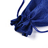 Rectangle Polyester Imitation Burlap Packing Pouches ABAG-N009-01A-07-2