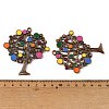 Alloy Enamel Big Pendants AL-CBA75EE-02R-3