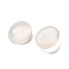 Natural White Agate Cabochons G-G145-01A-21-2