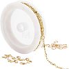 CHGCRAFT 2m Handmade Brass Cubic Zirconia Link Chains DIY-CA0002-03-1