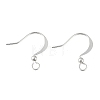 Brass Earring Hooks KK-H258-06D-S-2