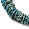 Graduated Synthetic Turquoise Beads Strands G-A237-01D-4
