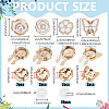 Alloy Enamel Cufflinks BUTT-NB0002-22B-2