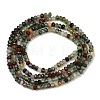 Natural African Bloodstone Beads Strands G-S388-A02-1x2mm-3