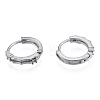 Tarnish Resistant 304 Stainless Steel Hoop Earrings Findings LS-STAS-N092-189-1