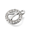 UV Plating Alloy Crystal Rhinestone Charms RB-CBAD37D-28P-2