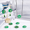 8Pcs 2 Colors Natural Malaysia Jade Connector Charms FIND-AR0003-05-6