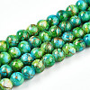 Baking Paint Glass Beads Strands DGLA-N003-6mm-B04-1