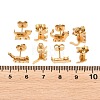 4 Pairs 304 Stainless Steel Stud Earrings EJEW-G469-02G-02-5