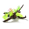 Plastic Artificial Tree Root Plants Decor DJEW-G025-10-2