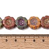 Painted Glass Beads Strands GLAA-Z021-15A-4