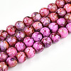 Baking Paint Glass Beads Strands X-DGLA-N003-10mm-B03-1