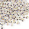 500Pcs 5 Styles Plating Acrylic Beads SACR-BY0001-03-13