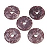 Natural Lepidolite Pendants G-K099-40mm-02-1
