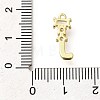 Brass Micro Pave Cubic Zirconia Pendants KK-M310-01G-10-3