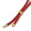 3MM Adjustable Round Nylon Braided Cord Bracelet Making FB-CBAA152-04G-25-3