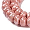 Porcelain Rondelle Beads PORC-Q001-01I-3