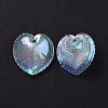 UV Plating Rainbow Iridescent Acrylic Pendants OACR-C003-08C-4