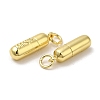 Rack Plating Brass Pendants KK-C030-12G-2