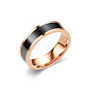 Titanium Steel Enamel Finger Rings for Unisex WGAB951-04-2