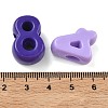 Opaque Acrylic European Beads OACR-Z037-13-3