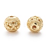 Alloy Hollow Beads PALLOY-P238-15G-RS-3