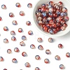 100Pcs Crackle Glass Beads CCG-YW0001-19B-11-1