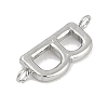 304 Stainless Steel Letter Connector Charms LS-STAS-M108-01P-02-2