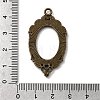 Vintage Tibetan Style Alloy Pendant Cabochon Bezel Open Back Settings TIBEP-M018-40AB-NF-3