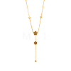 304 Stainless Steel Lariat Necklaces STAS-OY018-28G-3
